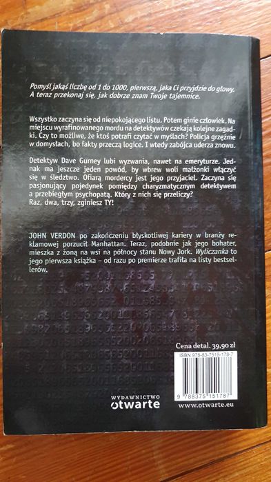 John Verdon  wyliczanka