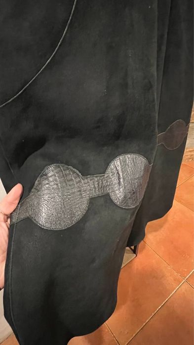 Продам дубленку с вставками кожи