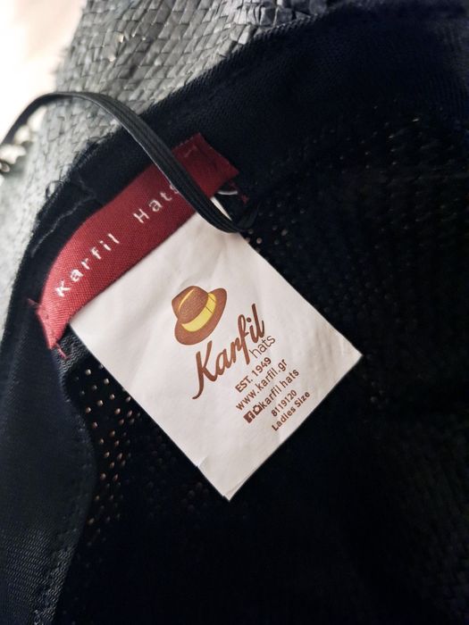 Karfil Hats kapelusz czarny letni