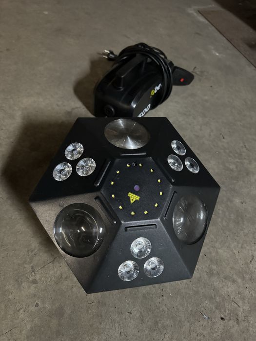 Efekt dyskotekowy JBsystems ALIEN ! + dymiarka+ plyn !