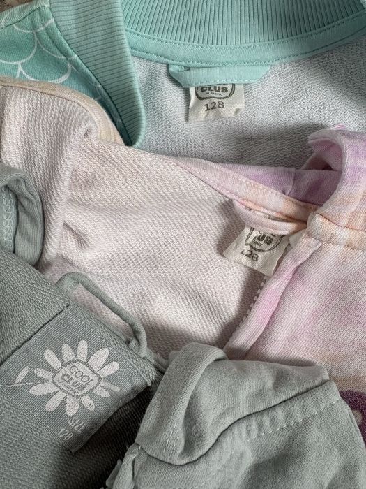Bluzy 3szt,r.128,dziewczynka,Smyk