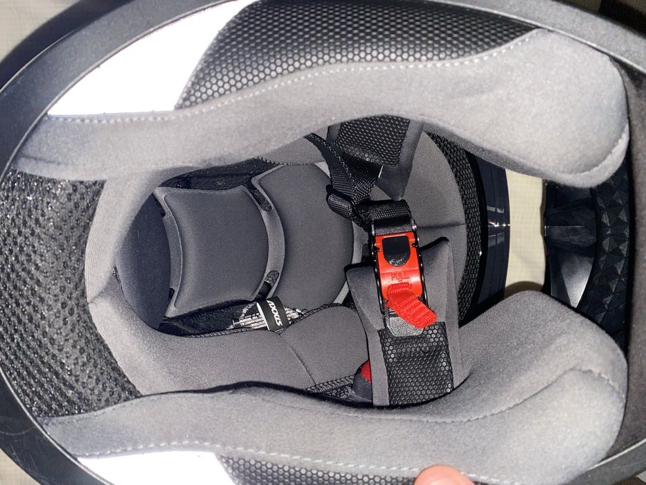 Capacete axxis draken M (viseira homologada)