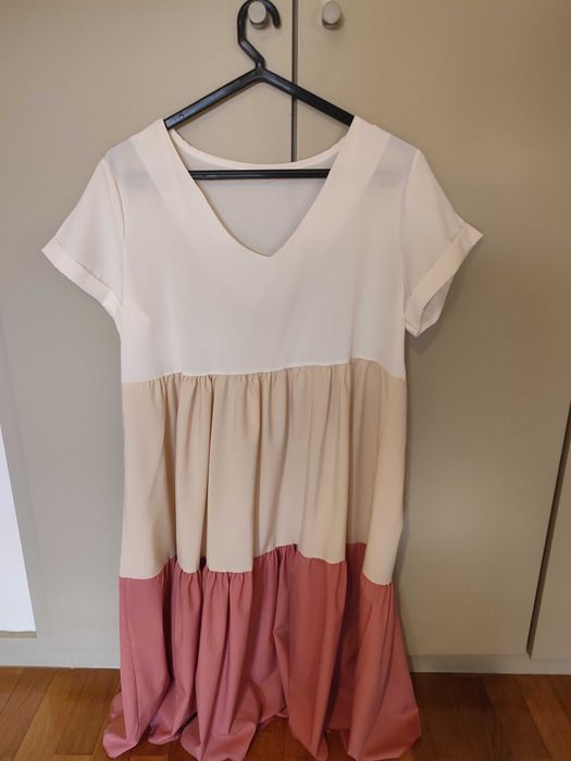 Vestido white deer