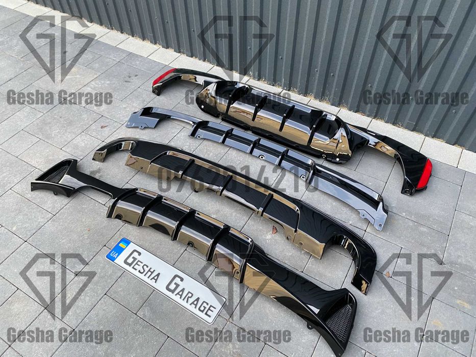 Дифузор g02f30G20f32f33f36f10f11g30f90g11g12 спойлер накладка M paket