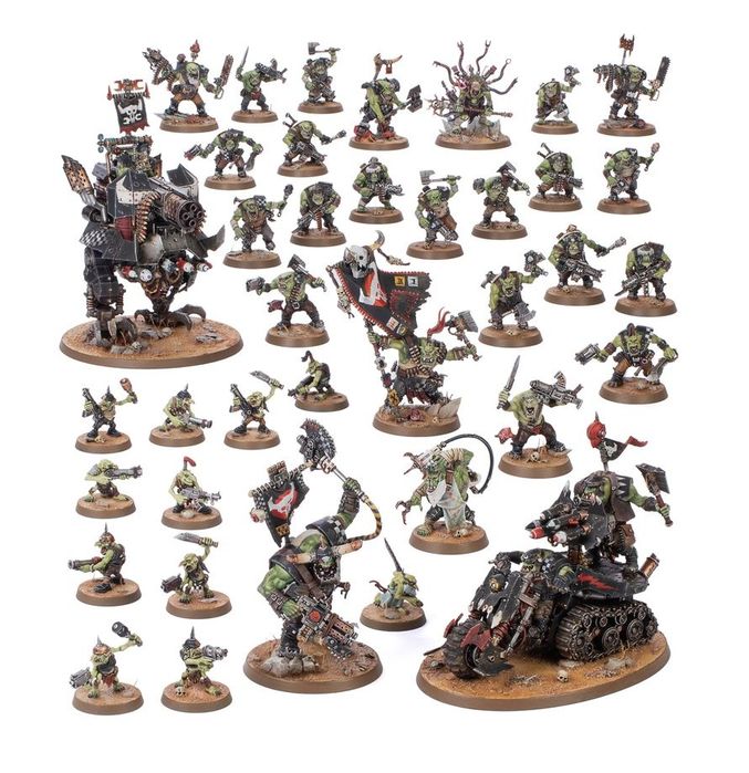 Armageddon Orks wypraski + dodatki