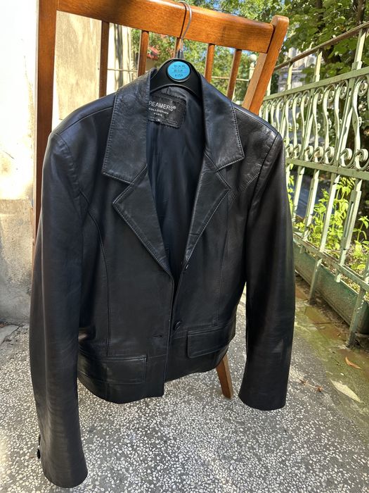 Чорна шкірянка вінтаж