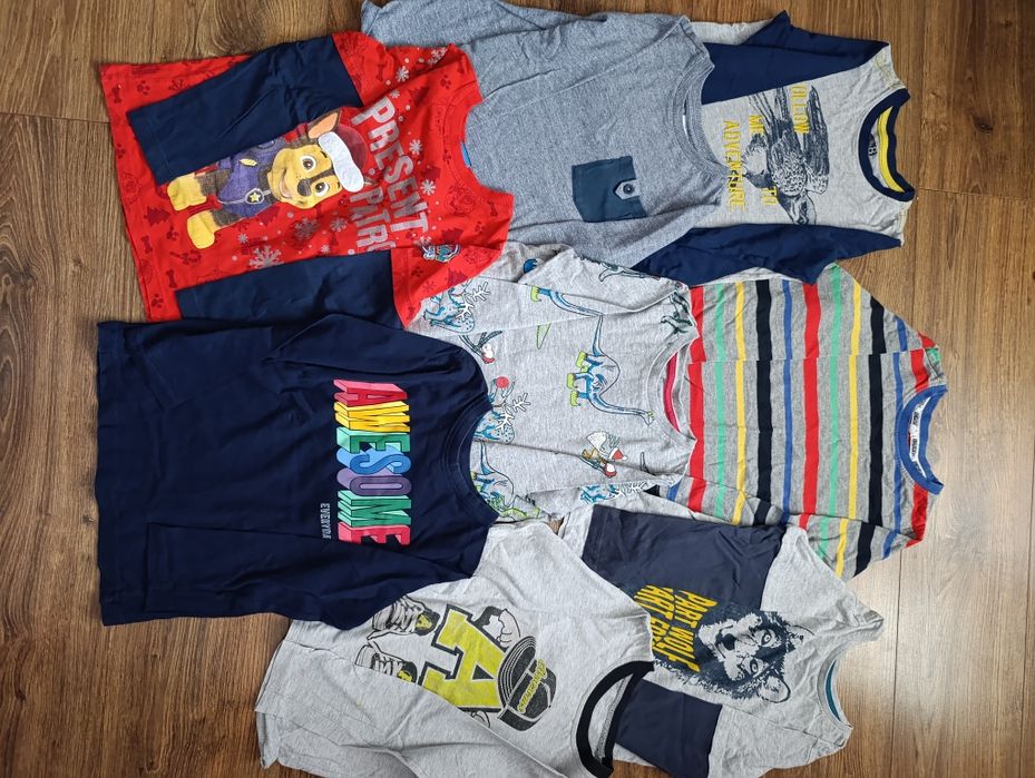 Лот пакет одягу для хлопчика 110-116 футболки реглани