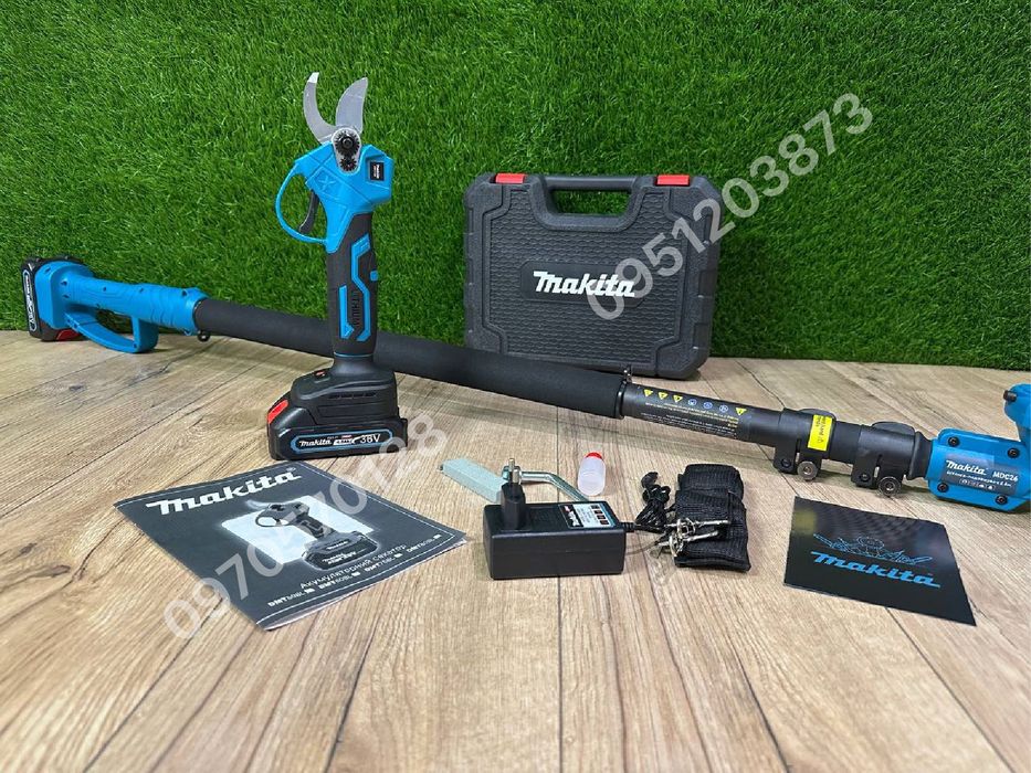 Аккумуляторный Секатор Makita DMT50BL + удлинитель (2.4 метра) 36V 6Ah