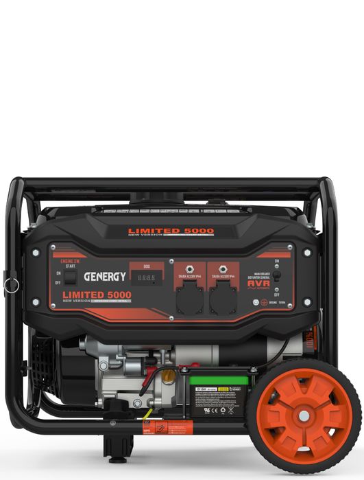 Aluguer Gerador a Gasolina LIMITED5000 V2 4500W AVR | Entrega na Margem Sul