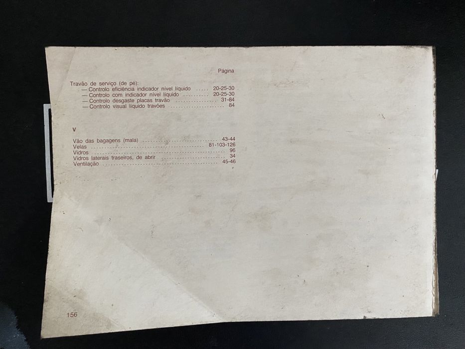 Manual antigo Fiat Uno