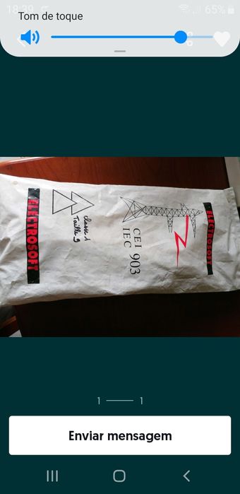 1 par de luvas grossas AC/DC LETROS0FT  Novas  marca  Honeywell a