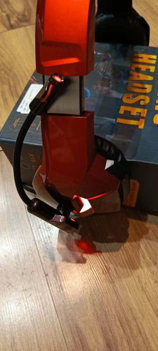 Słuchawki gamingowe Headset z podświetleniem LED.