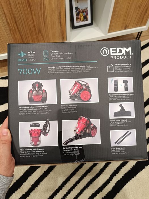 Aspirador RDM 700w sem saco novo