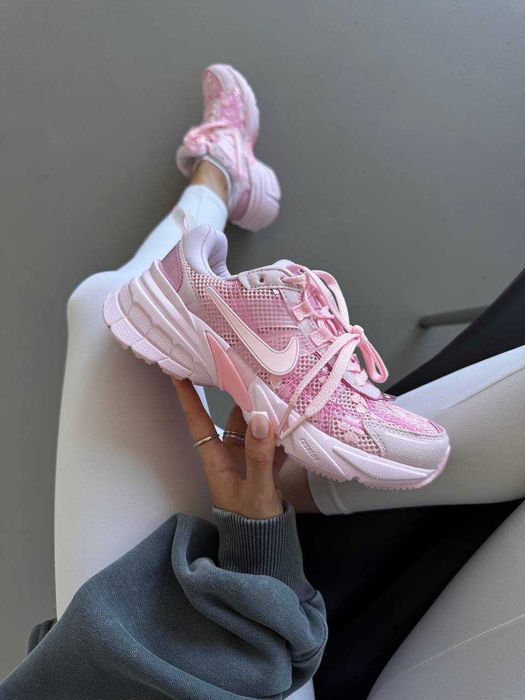 ВАУ! Nike V2K Pink Flowers 36 37 38 39 40 42 | найк в2к