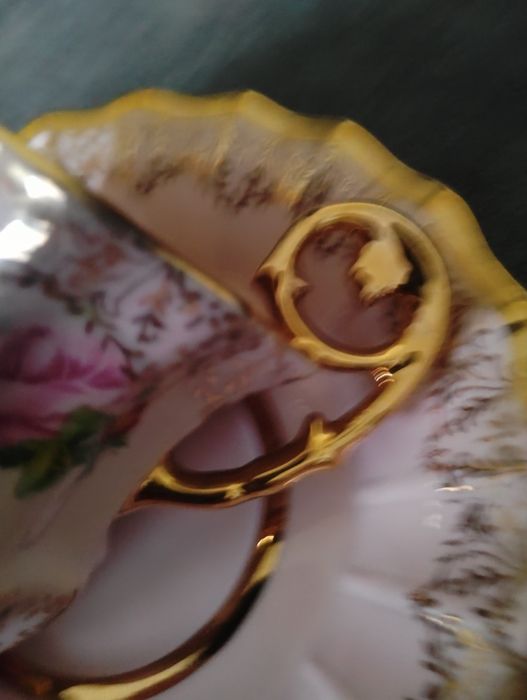 Filiżanka różowa porcelana