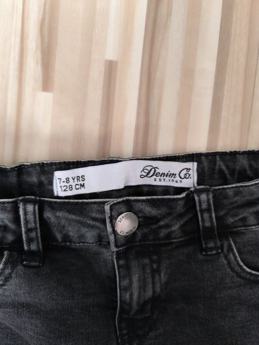 Spodenki jeansowe czarne szare Denim Co 128