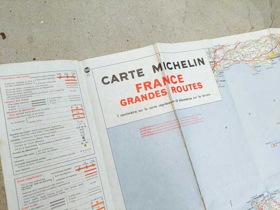 Марa França - Carte Michelin France Grandes Routes