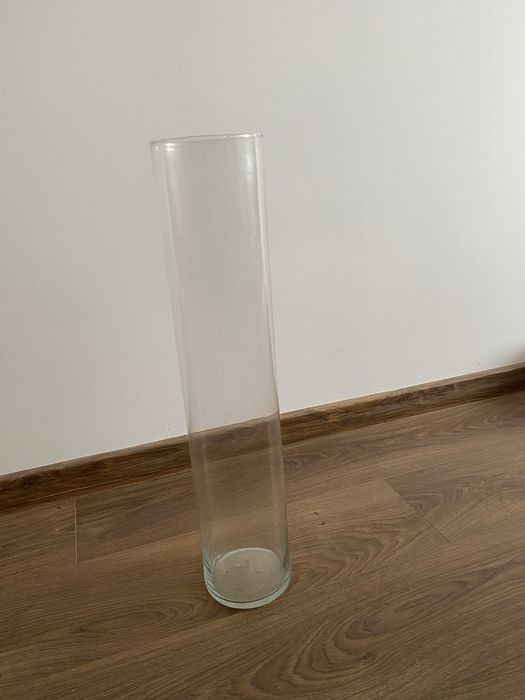 Szklany wazon wysokosc ok. 70 cm