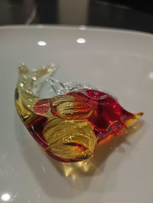 Szklana figurka ryba Made in Italy