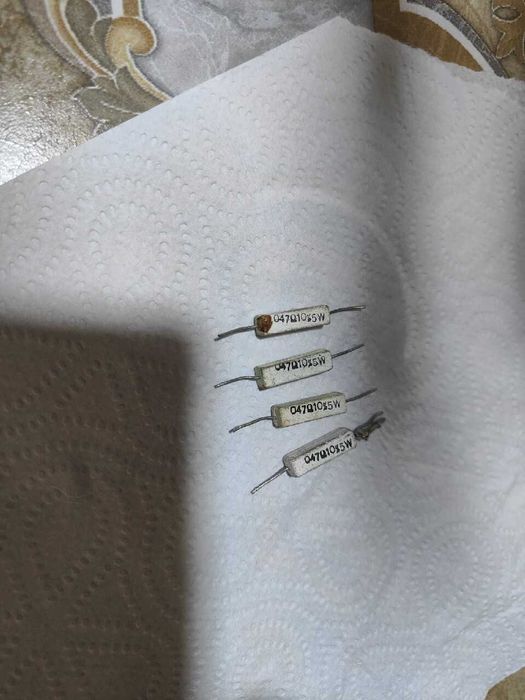 Polski rezystor mocy 0,47ohm 10% 5w