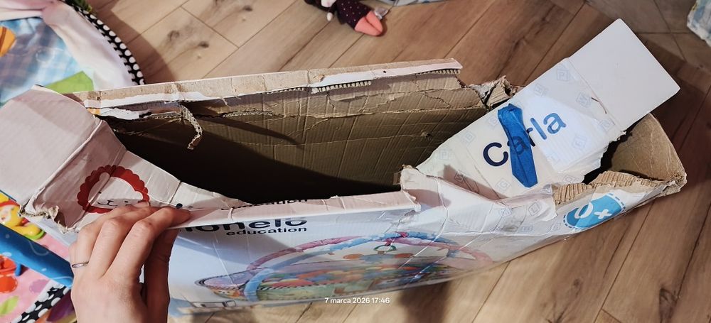 Mata edukacyjna basen z kulkami lionelo carla