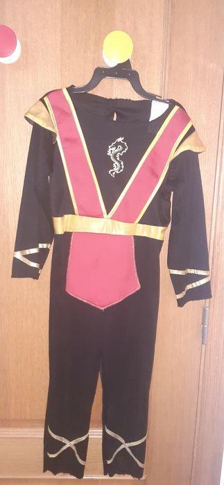Fato Carnaval  - Ninja menino - 7/9 anos