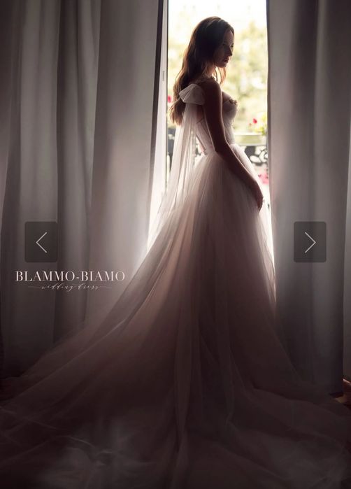 Свадебное шикарное платье. Бренд Blammo-Biano