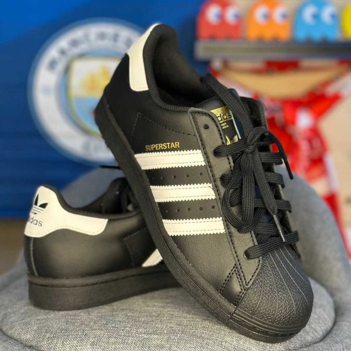 Nowe adidas Superstar XLG Black White R.38