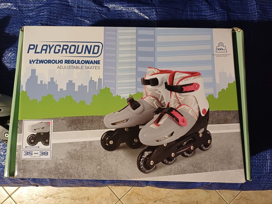 Sprzedam rolki regulowane plus łyżwy gratis