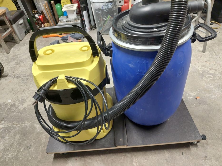 Odkurzacz karcher wd3 i cyklonowy separator pyłu