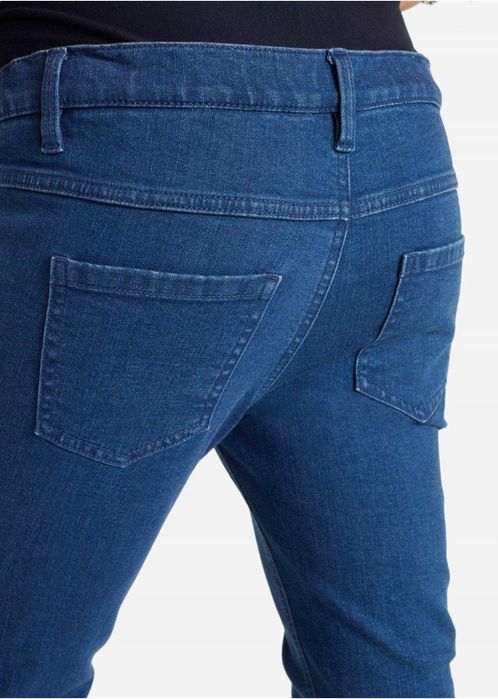 B.P.C ciążowe jeansy ciemne capri r.52