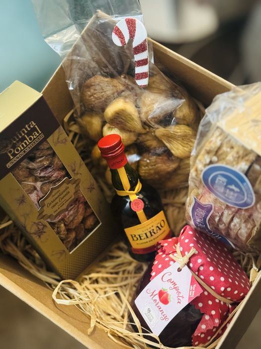 Amendoas caramelizadas + figos secos + cabazes natal