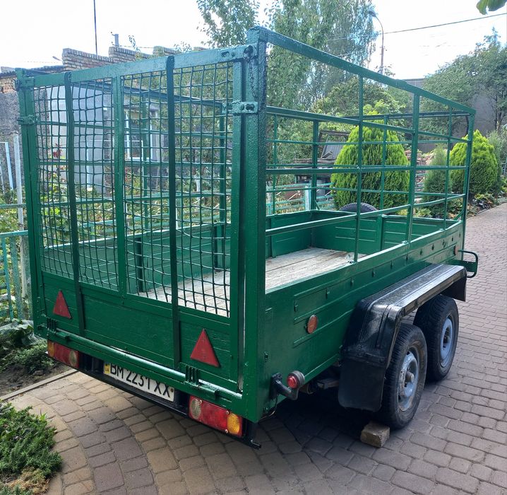 Причіп прицеп  автомобільний двокатковий