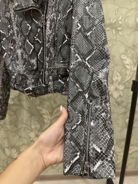 Курточка косуха з єко шкіри