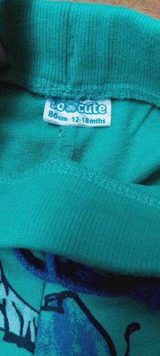 Spodnie bawełniane, r. 86