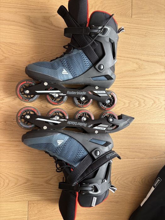 Rolki rollerblade sirio 80 roz. 45 + zestaw ochraniaczy z pokrowcem