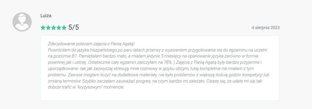 Korepetycje online hiszpański dla młodzieży i dorosłych | MATURA