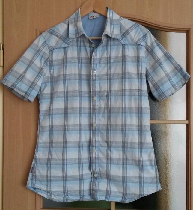LEVIS roz S/M markowa JAK NOWA bawełna koszula modna kratka
