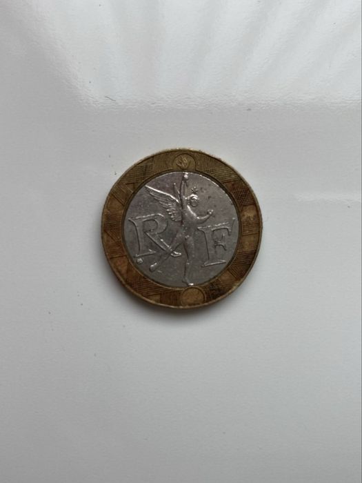 Moeda de 10 francos de 1992