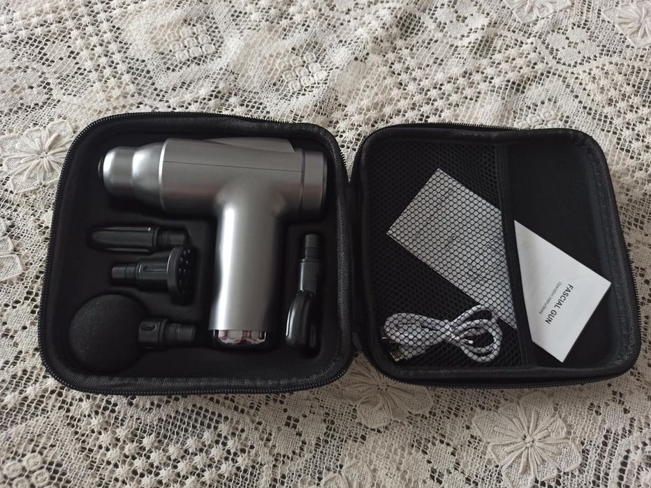 [Novo] Pistola de massagem muscular elétrica, 32 Vel