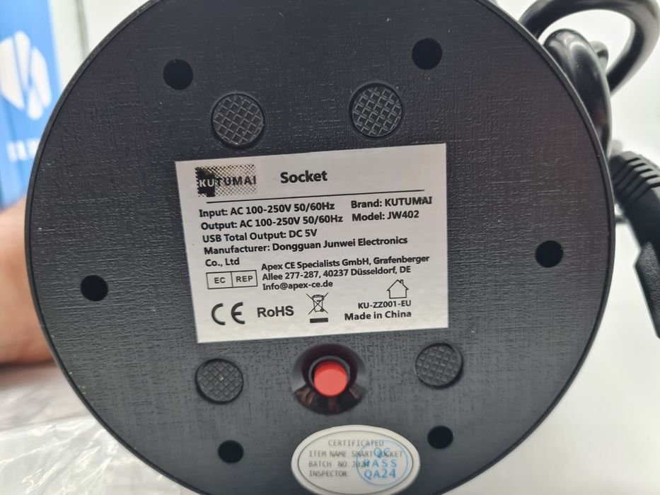 Listwa zasilająca pionowa 8 gniazdek 4x usb Kutumai