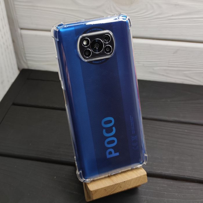 Чехол прозрачный Xiaomi Poco X3 Pro/ X3 NFC/ X7 Pro Защита камер Чохол