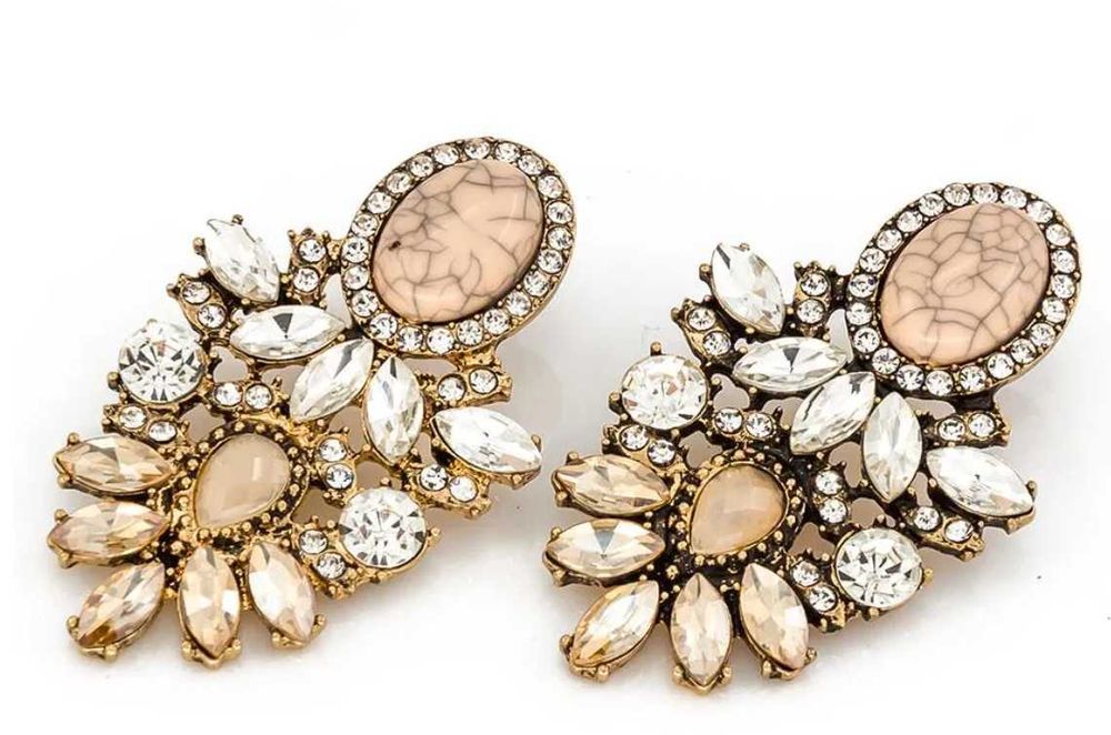 Kolczyki Ozdobne Eleganckie Śliczne Bestseller kod 2537