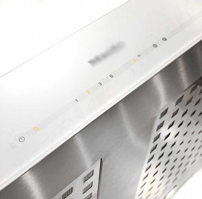 Miele / Міле Витяжка DA 6708 D, острівна, скло, 90 см, сенсор, біла