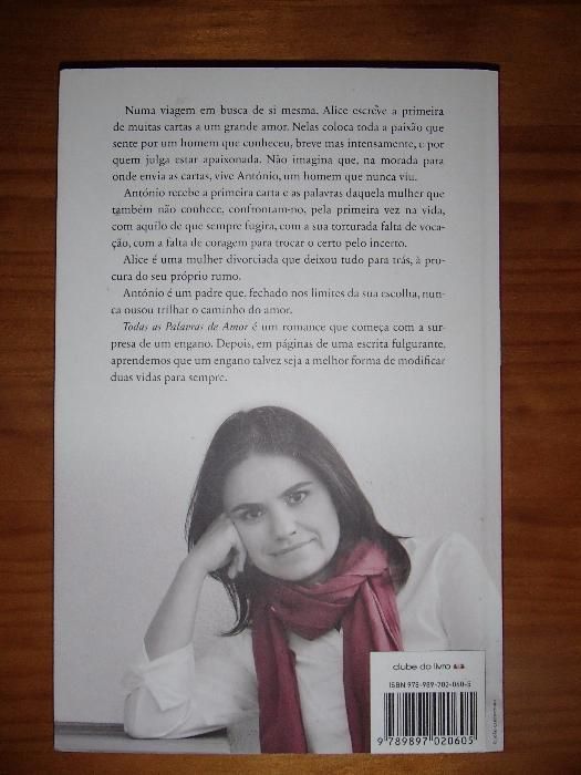 Livro "Todas as Palavras de Amor" - Ana Casaca