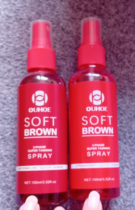 Zestaw 2 olejków do opalania Soft Brown.