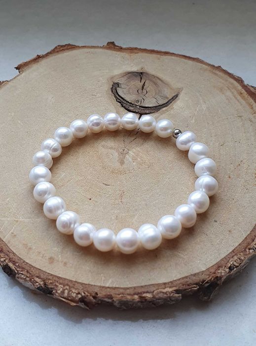 Bransoletka z pereł hodowlanych