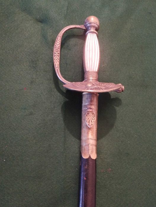 French Louis Philippe Cutlass with Mother-of-Pearl Handle
