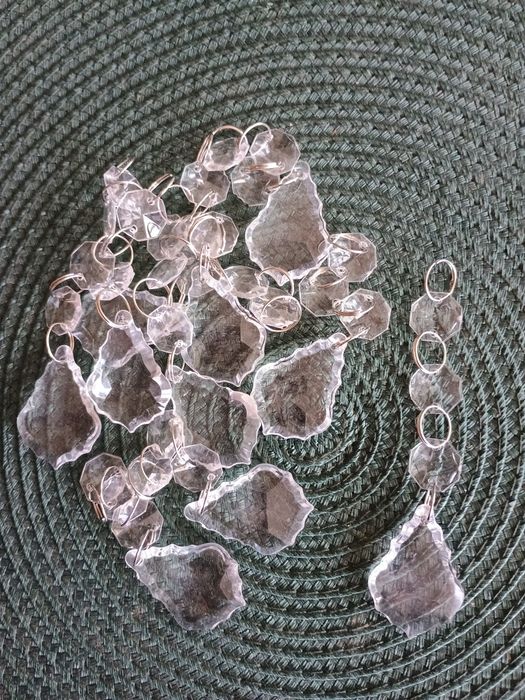 Akrylowe zawieszki do żyrandola - 10 szt