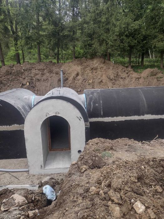 Piwnica betonowa ziemianka 3x350cm B30W8 solidna konstrukcja schody